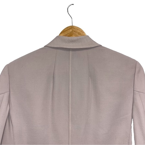 AKRIS Genaro blazer jacket beige tan wool size 10 clay office business NWT New - Picture 11 of 16